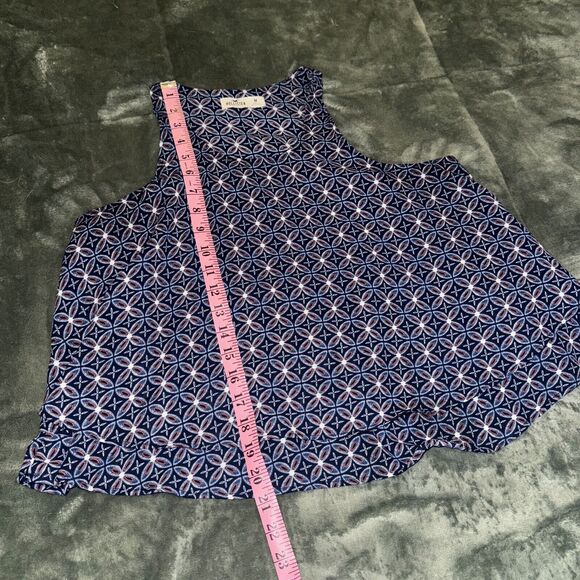 Hollister Boho Tank Top Women's M Multicolor Floral Round Neck Sleeveless - Picture 6 of 7